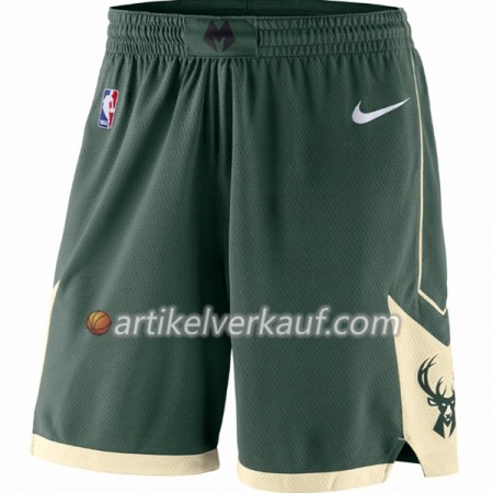 Milwaukee Bucks Grün Nike Kurze Hose Swingman - Herren
